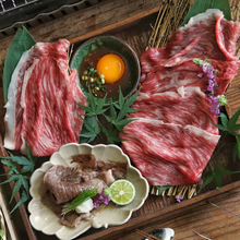 画像をギャラリービューアに読み込む, 九州産黒毛和牛A5ランク赤身モモスライス